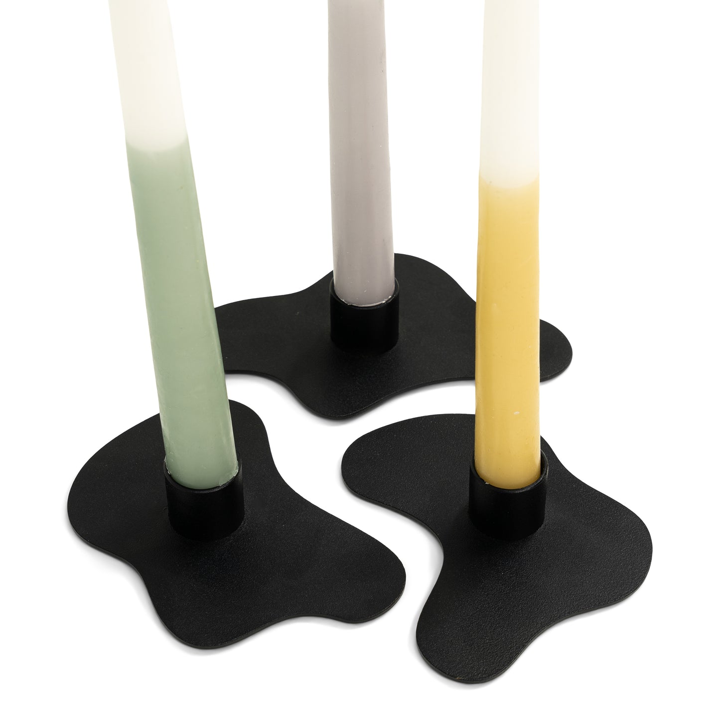 Spinder Design Melt kaarsenstandaardset Zwart