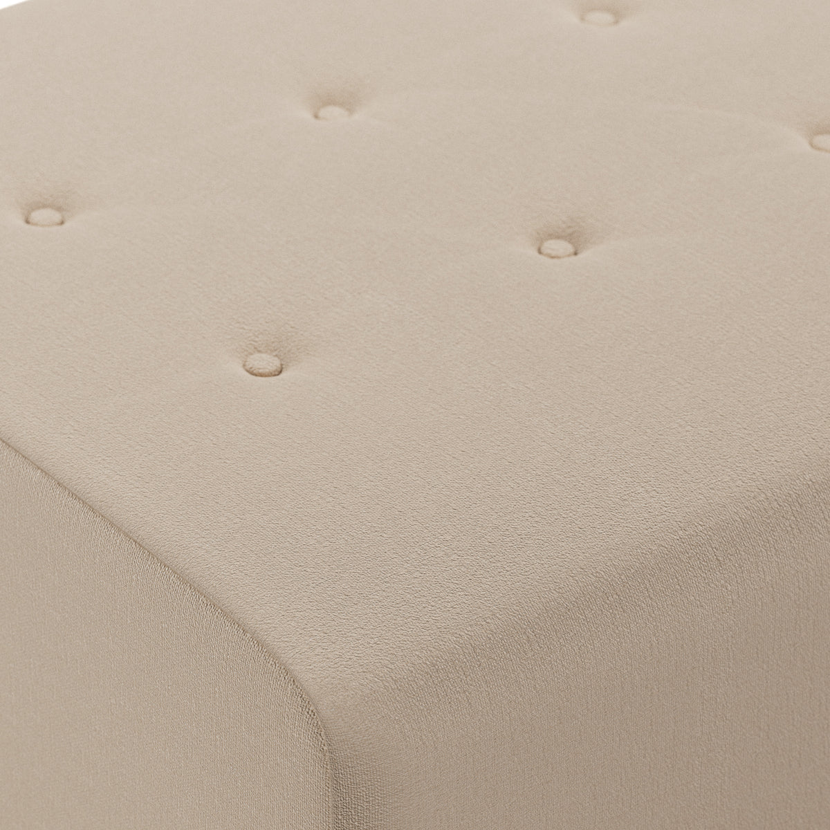 HKliving Vint hocker Knotted Beige