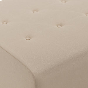 HKliving Vint hocker Knotted Beige