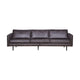 WOOOD Rodeo 3-zits bank eco-leer zwart