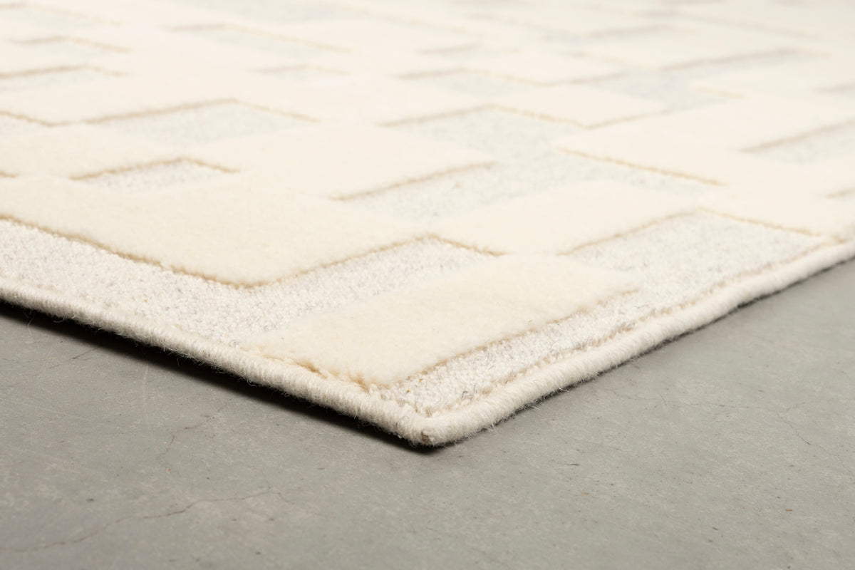 Zuiver Bricks vloerkleed 160x230 cm Beige