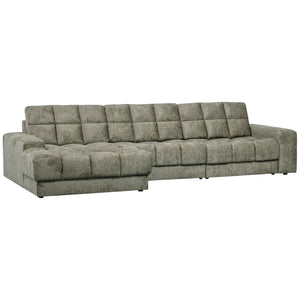 WOOOD Second Date chaise longue bank links structure velvet Frost
