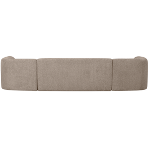 WOOOD Sloping U-vorm bank Naturel Melange