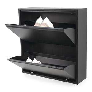 Spinder Design Billy 2 schoenenkast Zwart