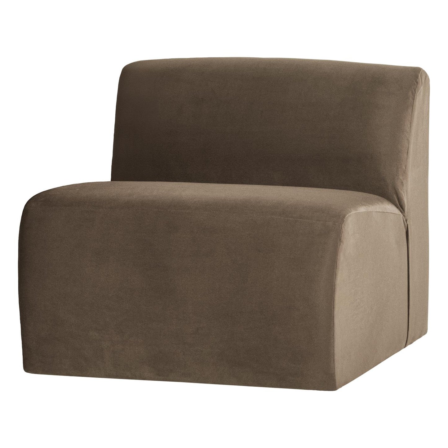 WOOOD Mojo Base 1-zits bank velvet Taupe