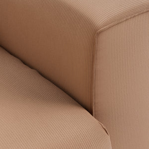 HKliving Flake bank right XL Corduroy Rib Brown