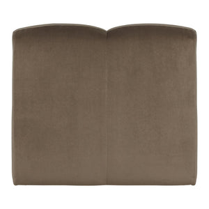 WOOOD Mojo 1-zits bank velvet Taupe