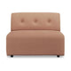 HKliving Vint bank middle Linen Dusty Rose