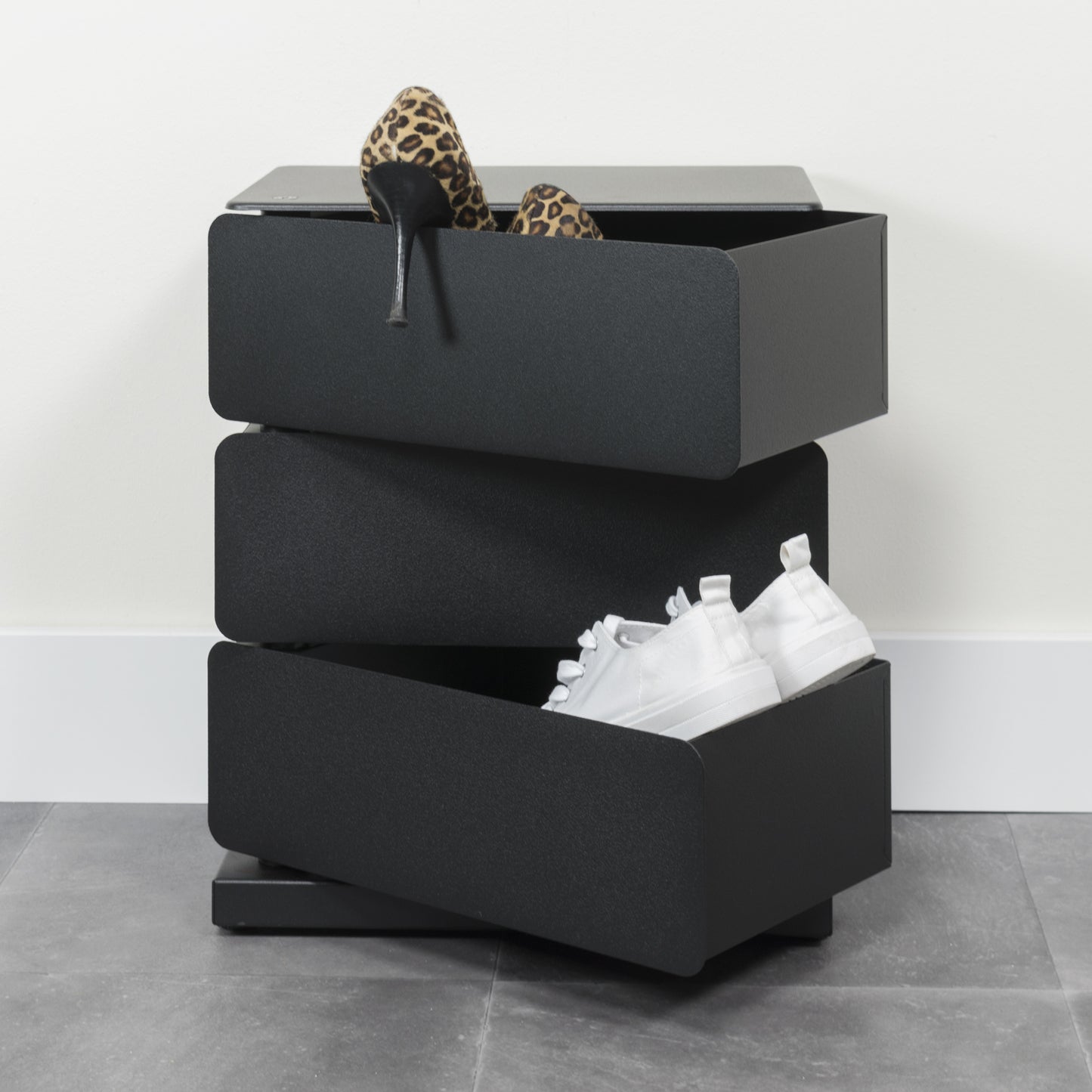Spinder Design Joey 3 ladekast Zwart