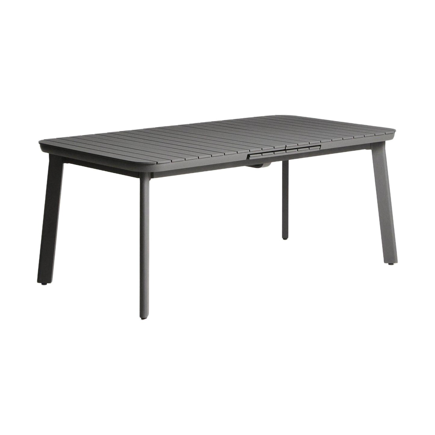 Kave Home Izola tuintafel uitschuifbaar rechthoek 185x100 cm Graphite