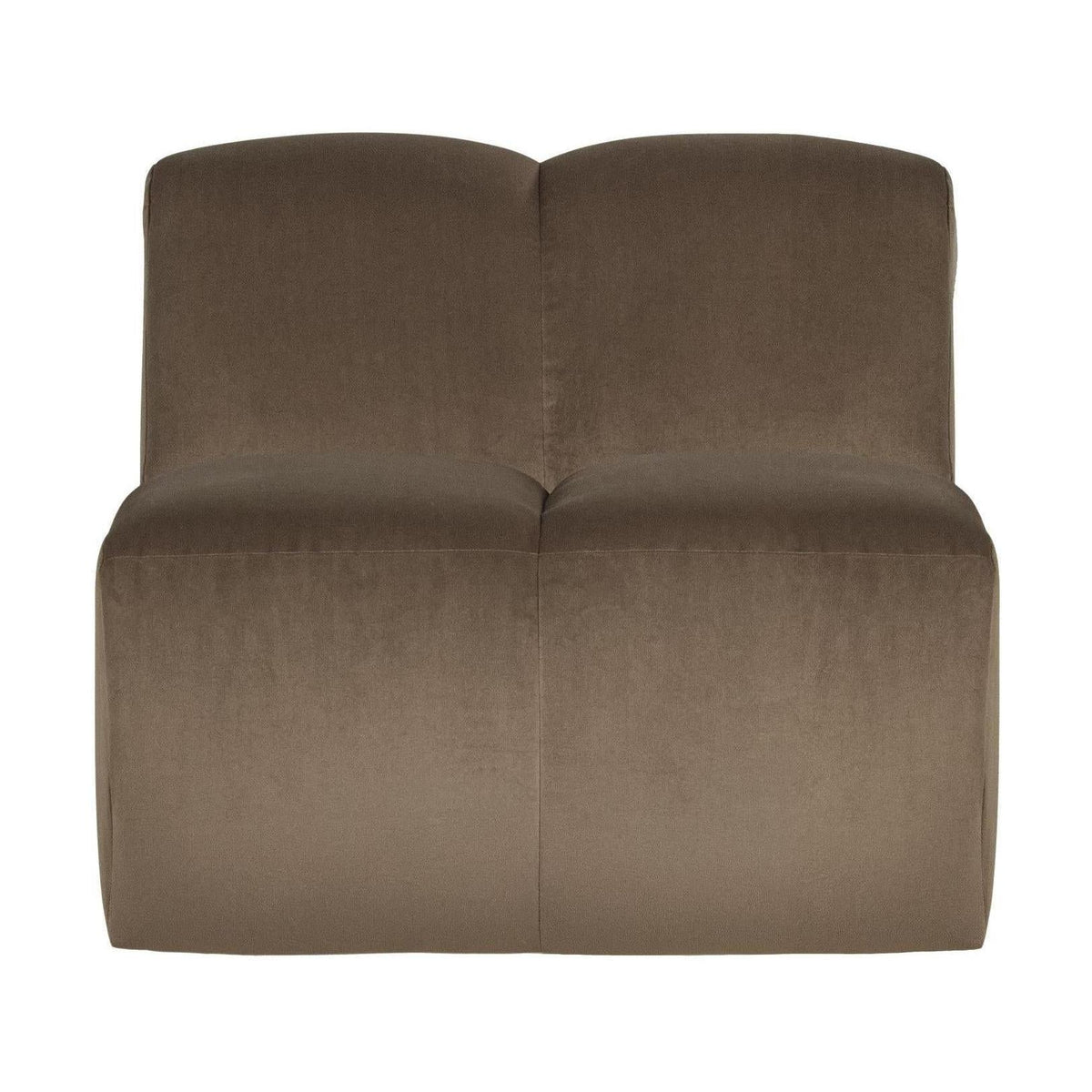 WOOOD Mojo 1-zits bank velvet Taupe