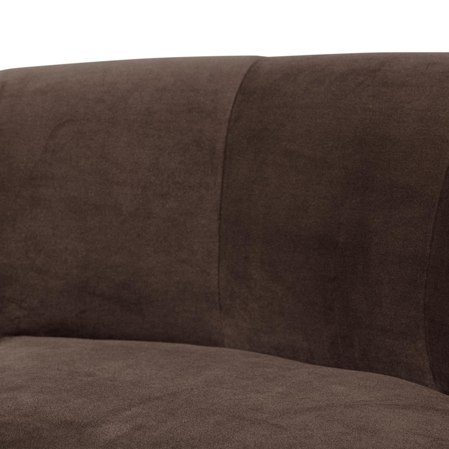 WOOOD Mojo Base eetbank hoek met rugleuning velvet Bruin