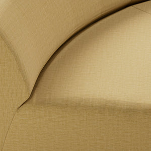 HKliving Jax bank round Cocoon Beige