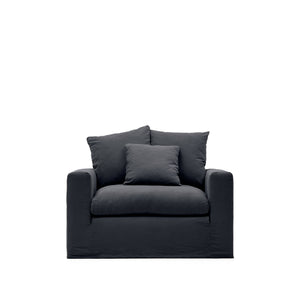 Kave Home Nora fauteuil 140x104 cm Antraciet