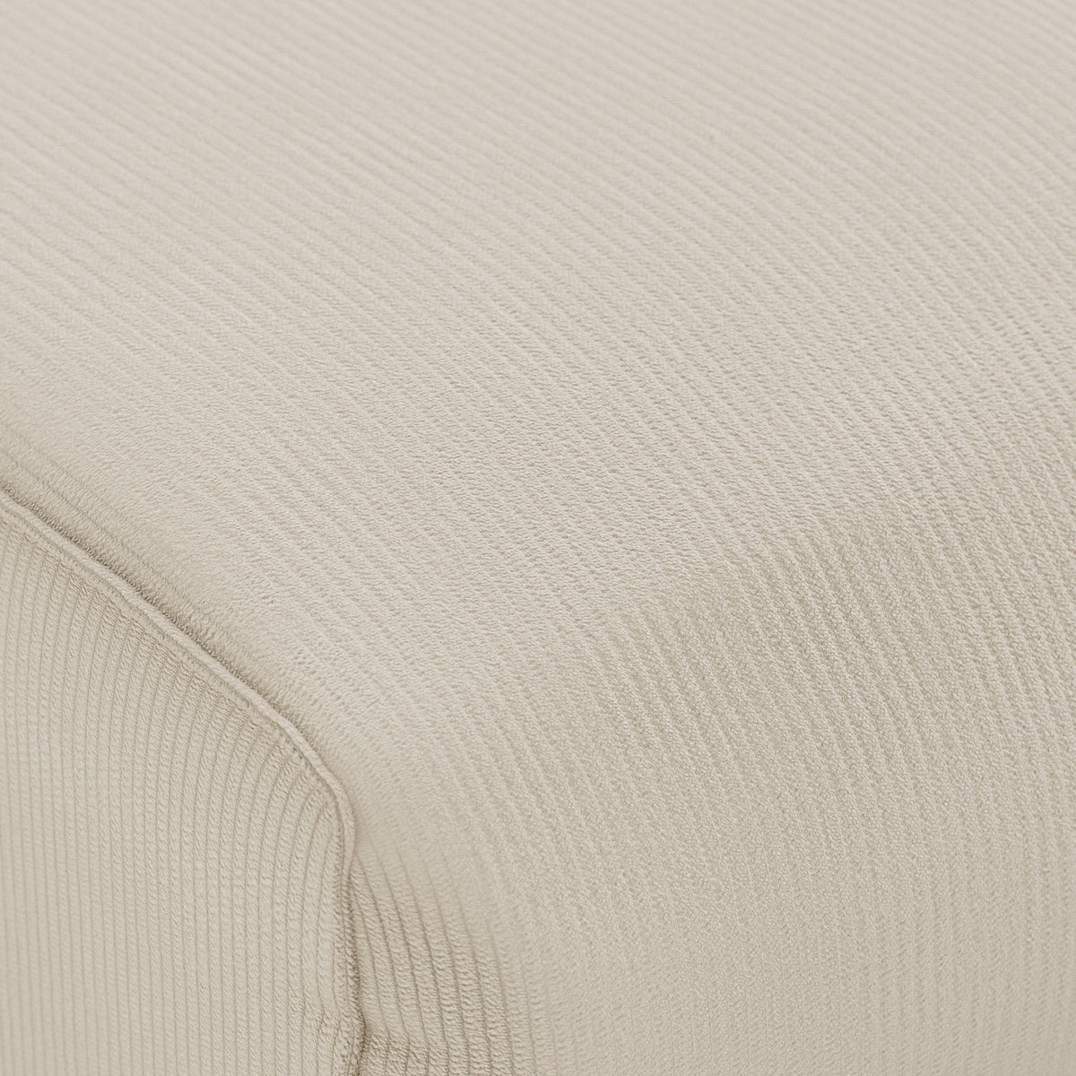 HKliving Flake hocker small Corduroy Rib Hay