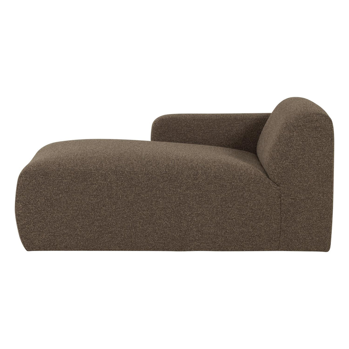 WOOOD Mojo Base chaise longue bank arm links bouclé Bruin