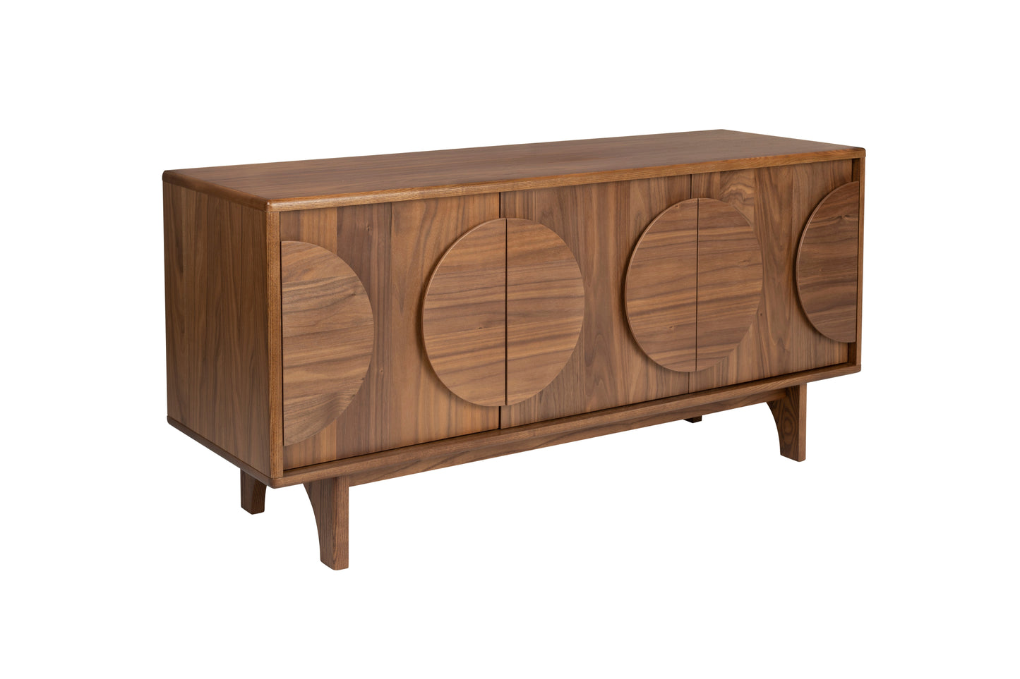 Zuiver Groove dressoir 3 Walnoot