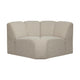 WOOOD Mojo bank hoekelement bouclé Beige Melange
