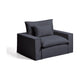 Kave Home Anarela fauteuil Donkergrijs