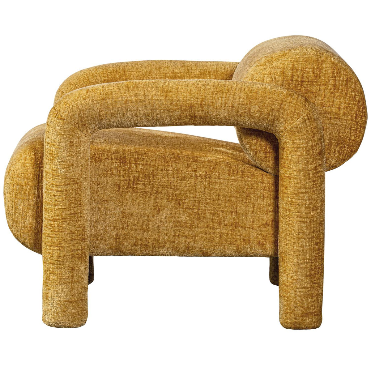 WOOOD Lenny fauteuil Goud/Geel