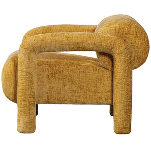 WOOOD Lenny fauteuil Goud/Geel