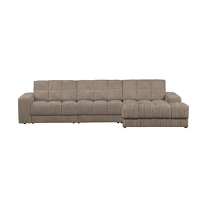 WOOOD Second Date chaise longue bank rechts rib Mud