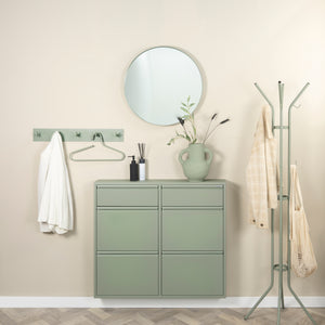 Spinder Design Billy 6 schoenenkast Dusty Green