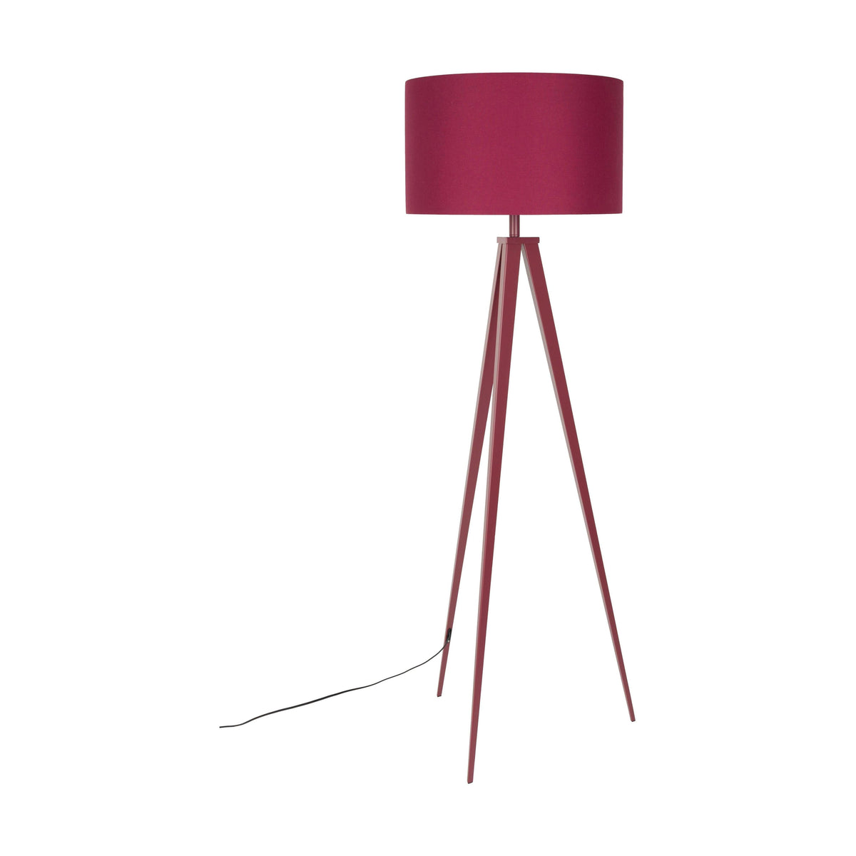 Zuiver Tripod vloerlamp Burgundy
