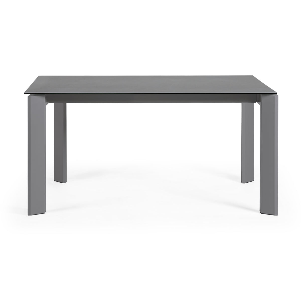 Kave Home Axis eettafel uitschuifbaar 160/220x90 cm Grijs