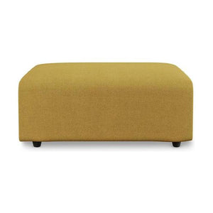 HKliving Jax hocker Linnen Burnt Ochre
