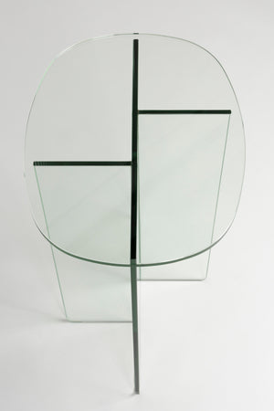 Zuiver Linea bijzettafel Transparant