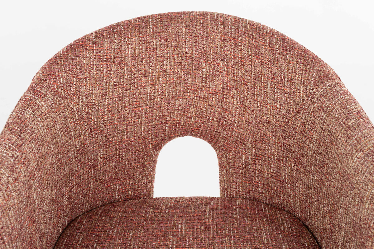 Zuiver Contour eetkamerstoel Rood