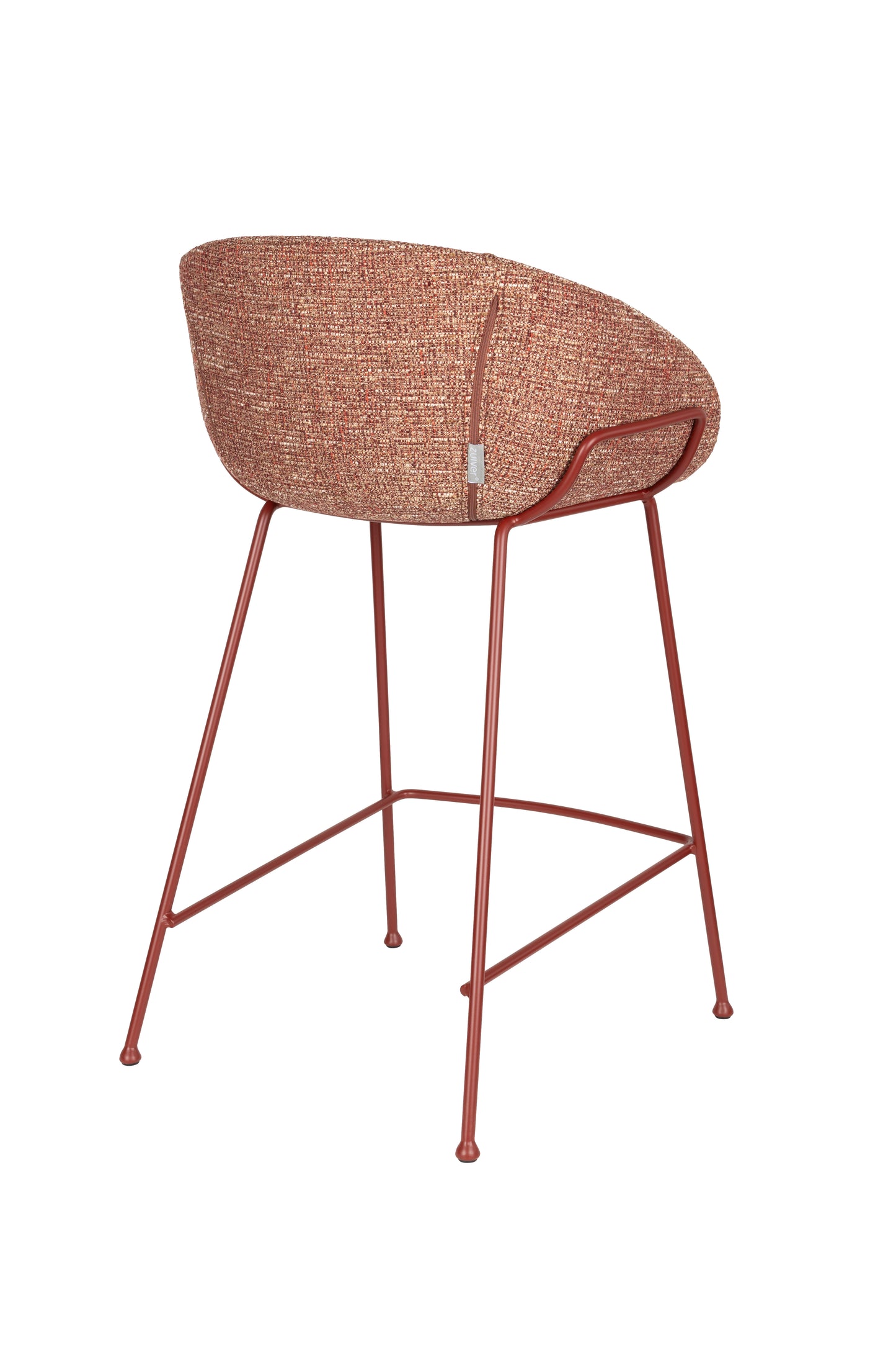 Zuiver Feston barkruk H65 Rood