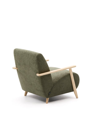 Kave Home Meghan fauteuil Groen naturel