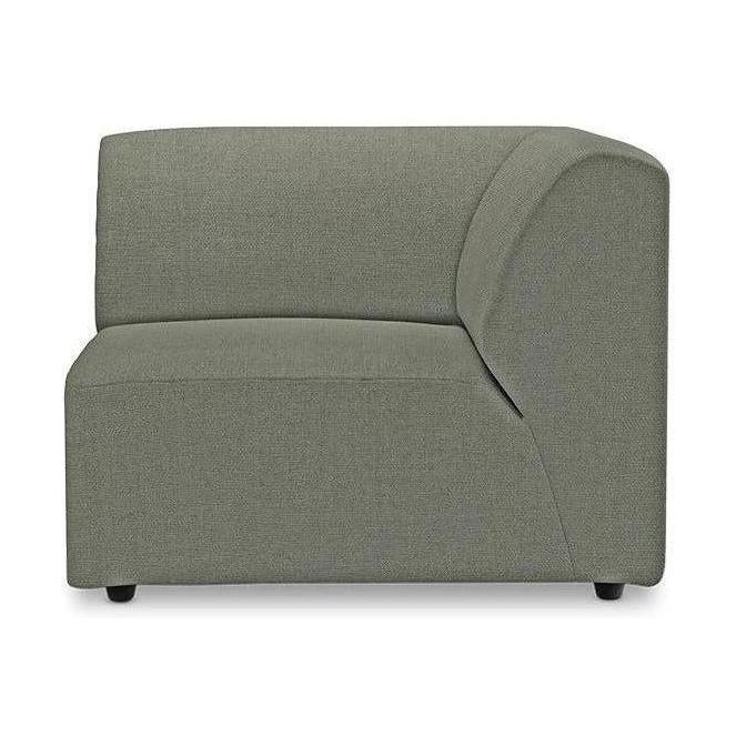 HKliving Jax bank right corner Linen Army Green