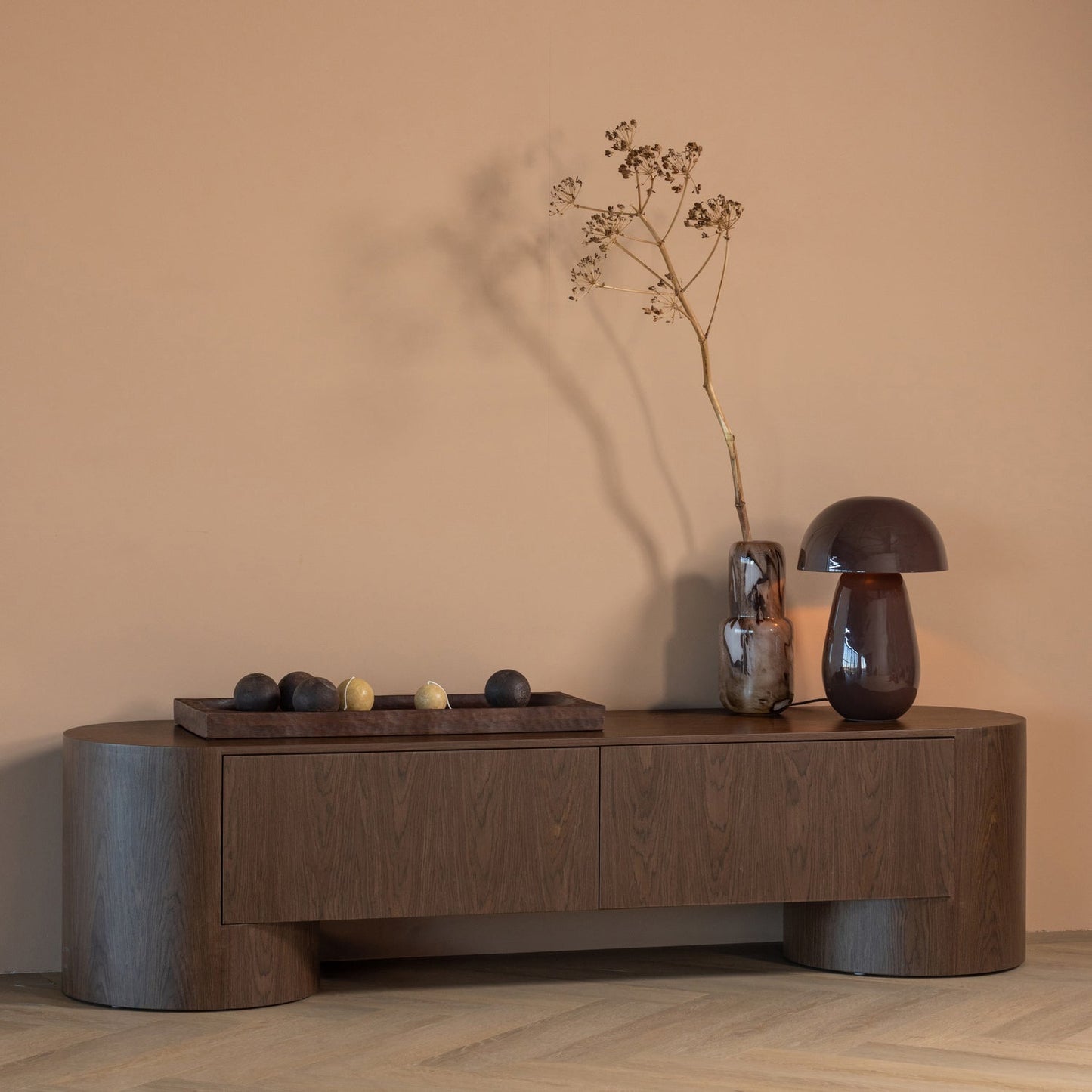 WOOOD Velari tv-meubel hout fineer Bruin