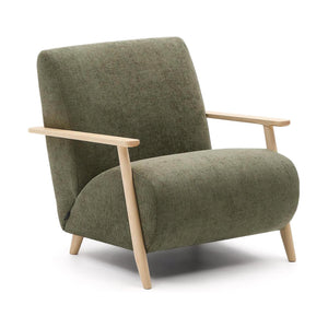 Kave Home Meghan fauteuil Groen naturel