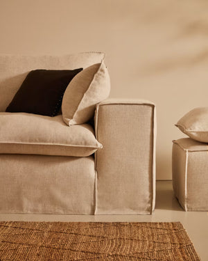 Kave Home Anarela 3-zitsbank Iboni Beige