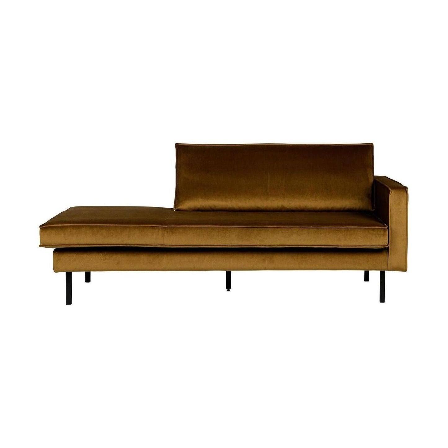 WOOOD Rodeo daybed rechts velvet Honinggeel