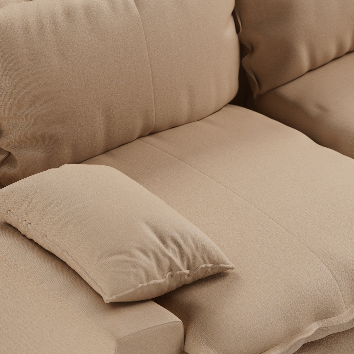 HKliving Retro 2-zitsbank Knotted Sand