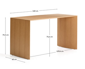 Kave Home Litto bureau Light brown