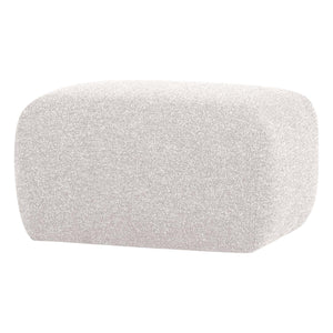 WOOOD Mojo Base poef bouclé Ecru