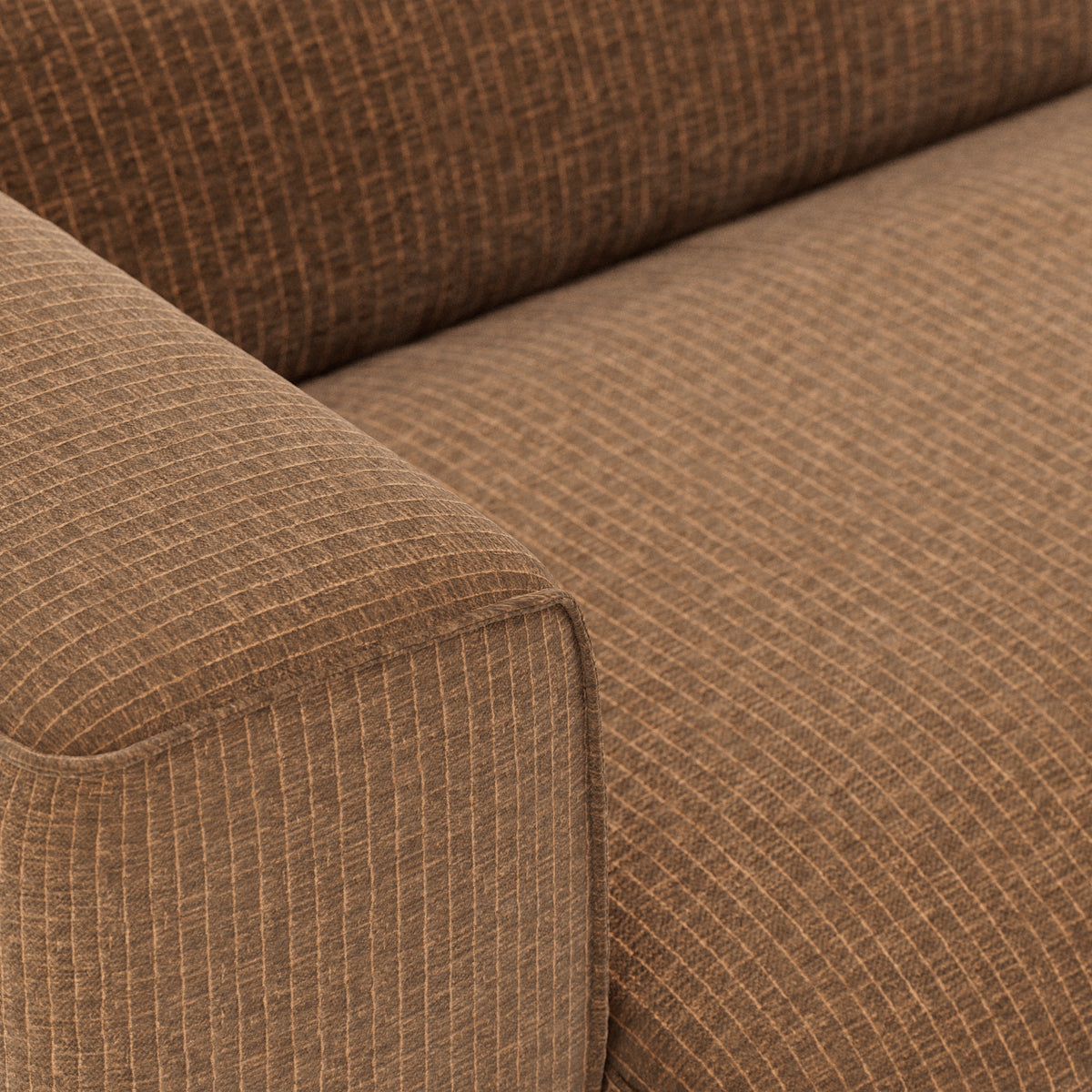 HKliving Flake bank left XL Corduroy Velvet Aged Gold