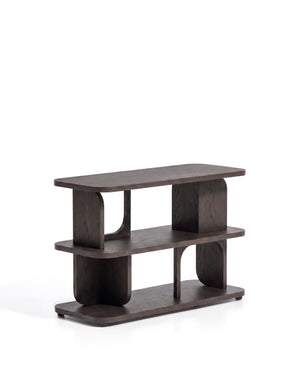 Kave Home Aduma stellingkast 65,5x100 cm Donkerbruin