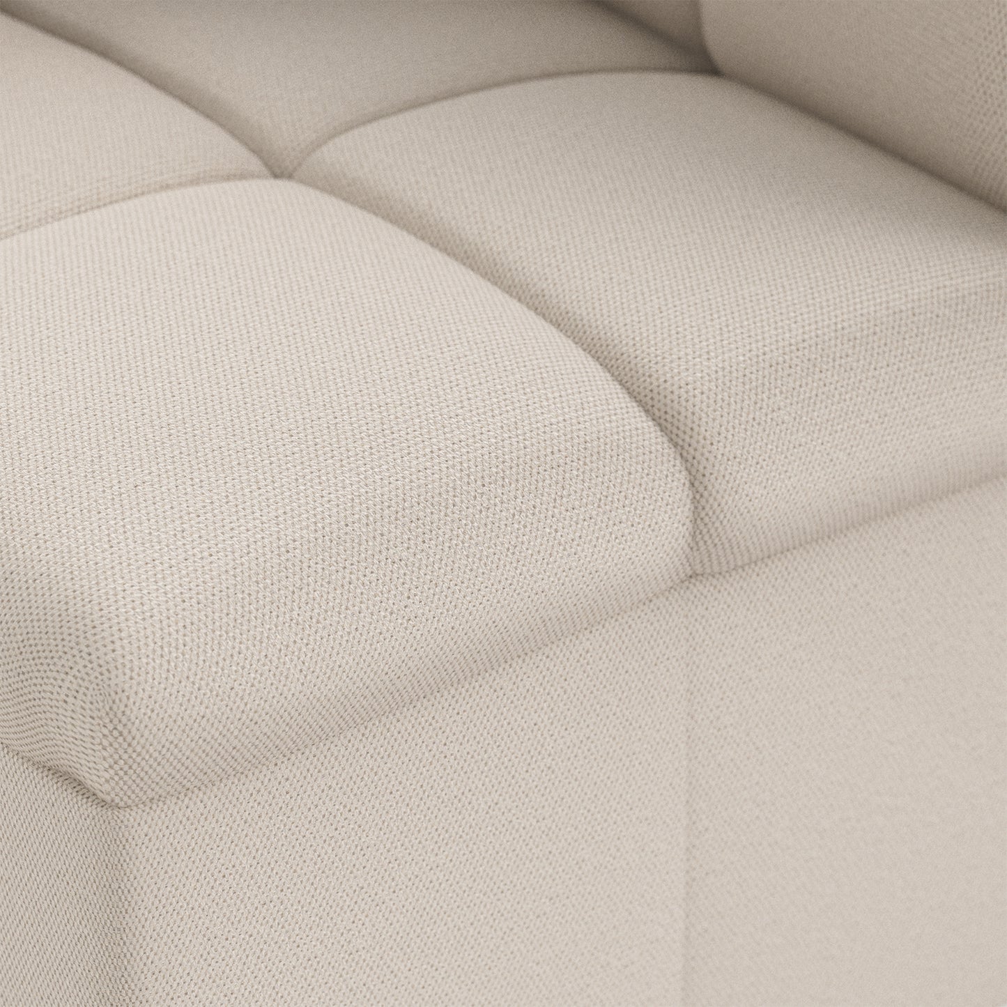 HKliving Wave bank corner Cosy Beige