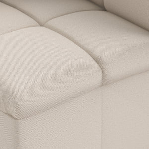 HKliving Wave bank corner Cosy Beige