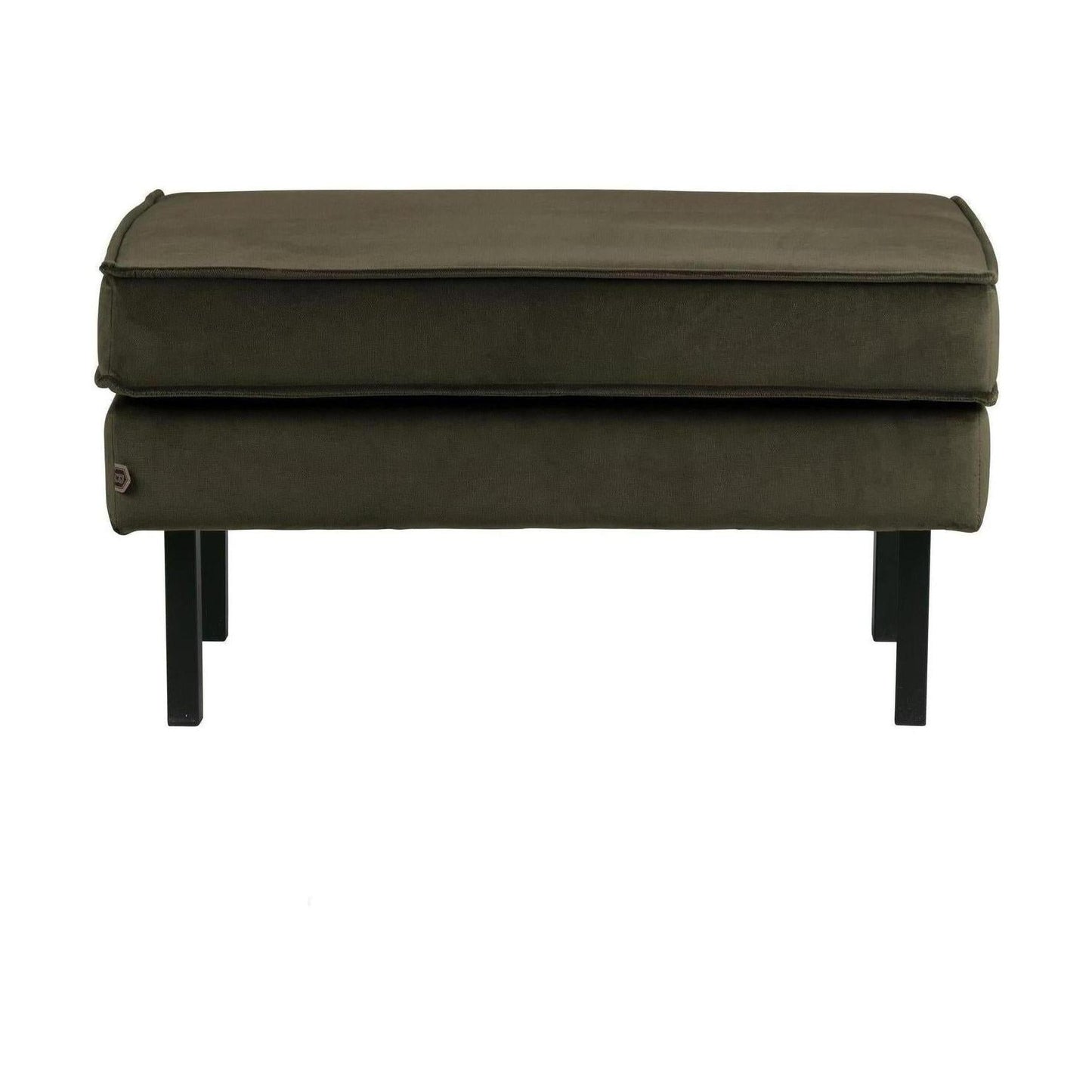 WOOOD Rodeo hocker velvet Donkergroen