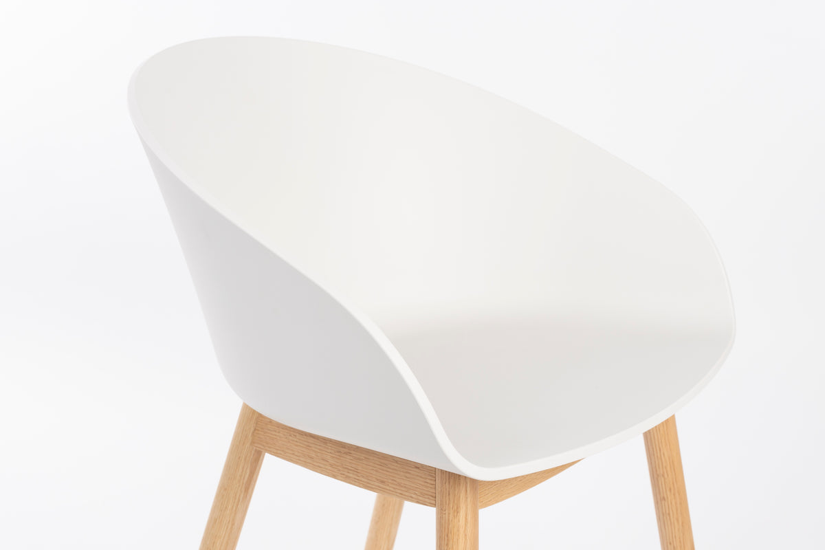 Zuiver Void eetkamerstoel Oak White