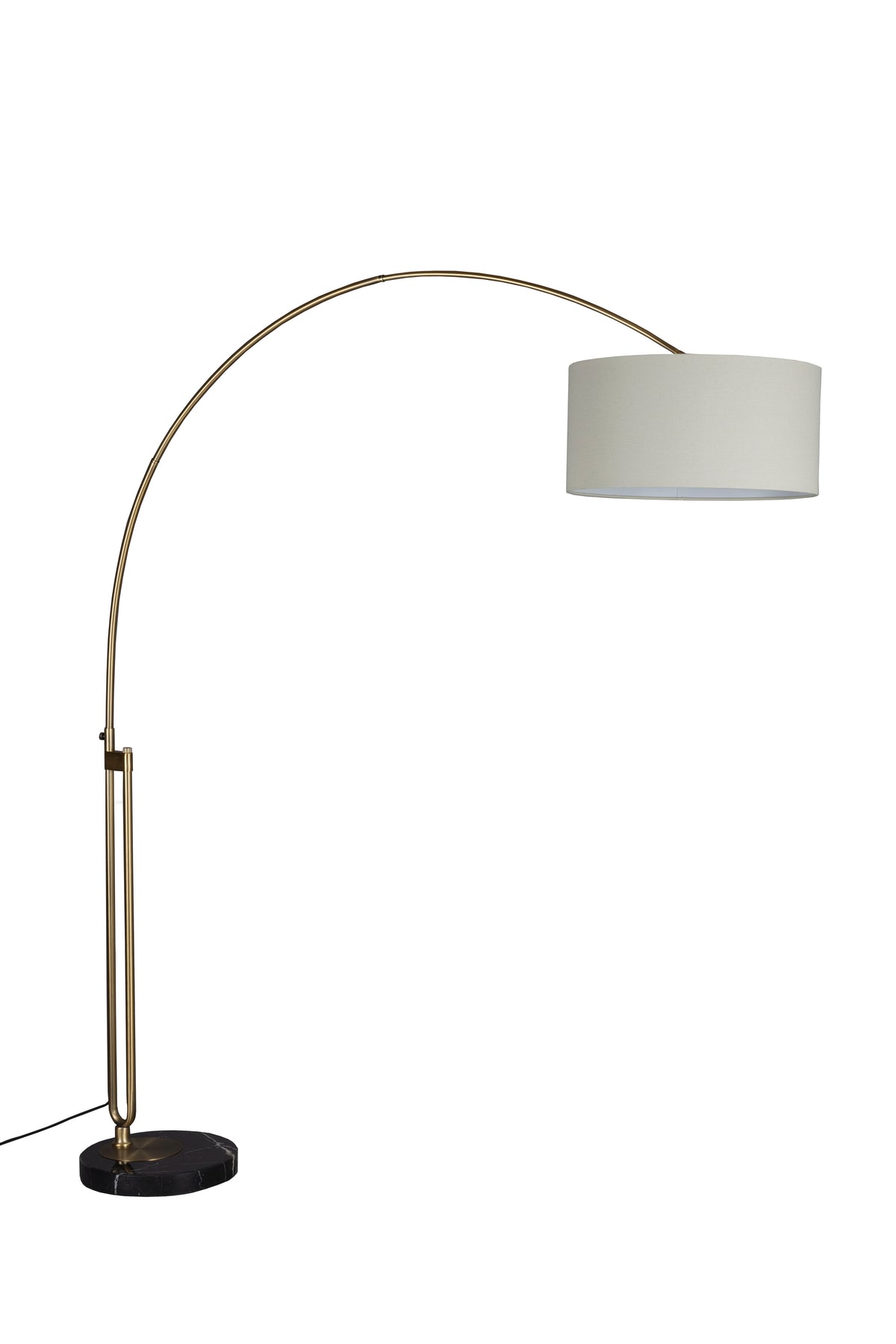 Dutchbone Archie vloerlamp Wit en Goud