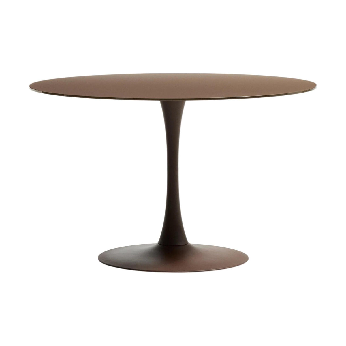 Kave Home Vedira eettafel Ø120 cm Bruin